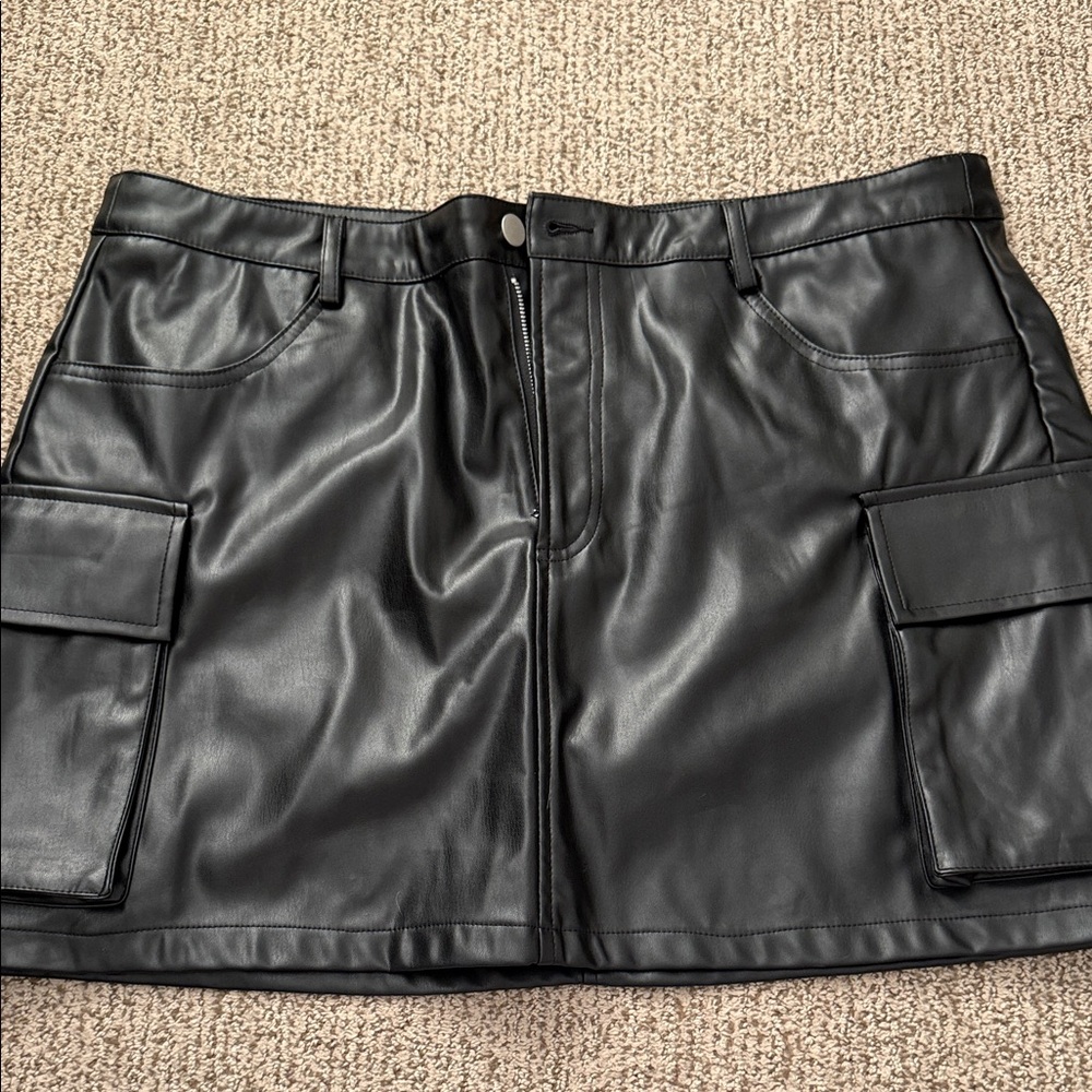 Fashion Nova Black Mini Skirt